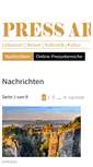 Mobile Screenshot of press-area.com