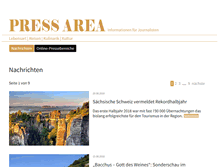 Tablet Screenshot of press-area.com